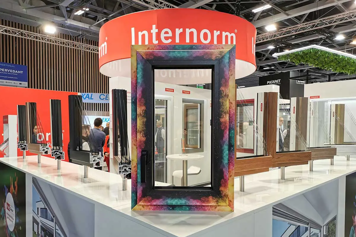 Stand et produits Internorm