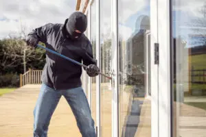 Tentative de cambriolage sur une porte-fenêtre