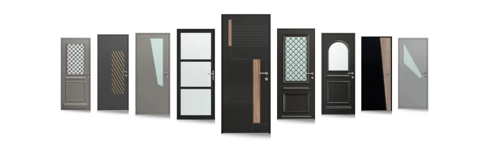 Les nouvelles portes d'entrée aluminium de K-Line