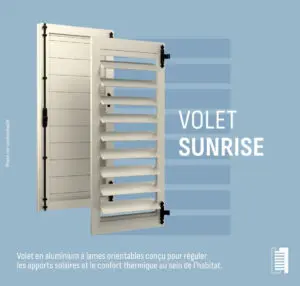 Les volets intelligents Sunrise du Groupe Cola