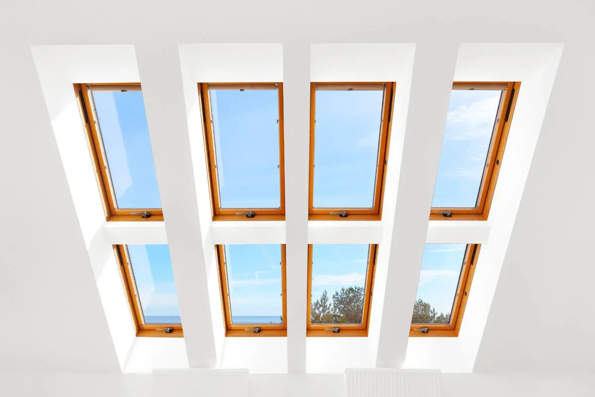 Fenêtre de toit en attic