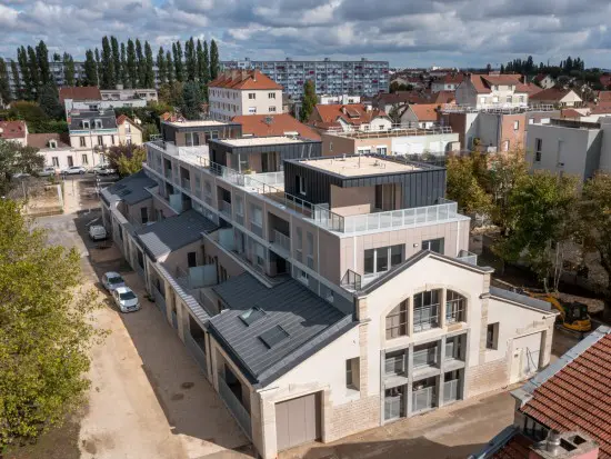 A dijon, la caserne Heudelet a été rénovée avec des menuiseries PVC VEKA
