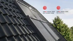 Le groupe VELUX remporte deux Red Dot Design Awards 2026 pour son nouveau volet roulant