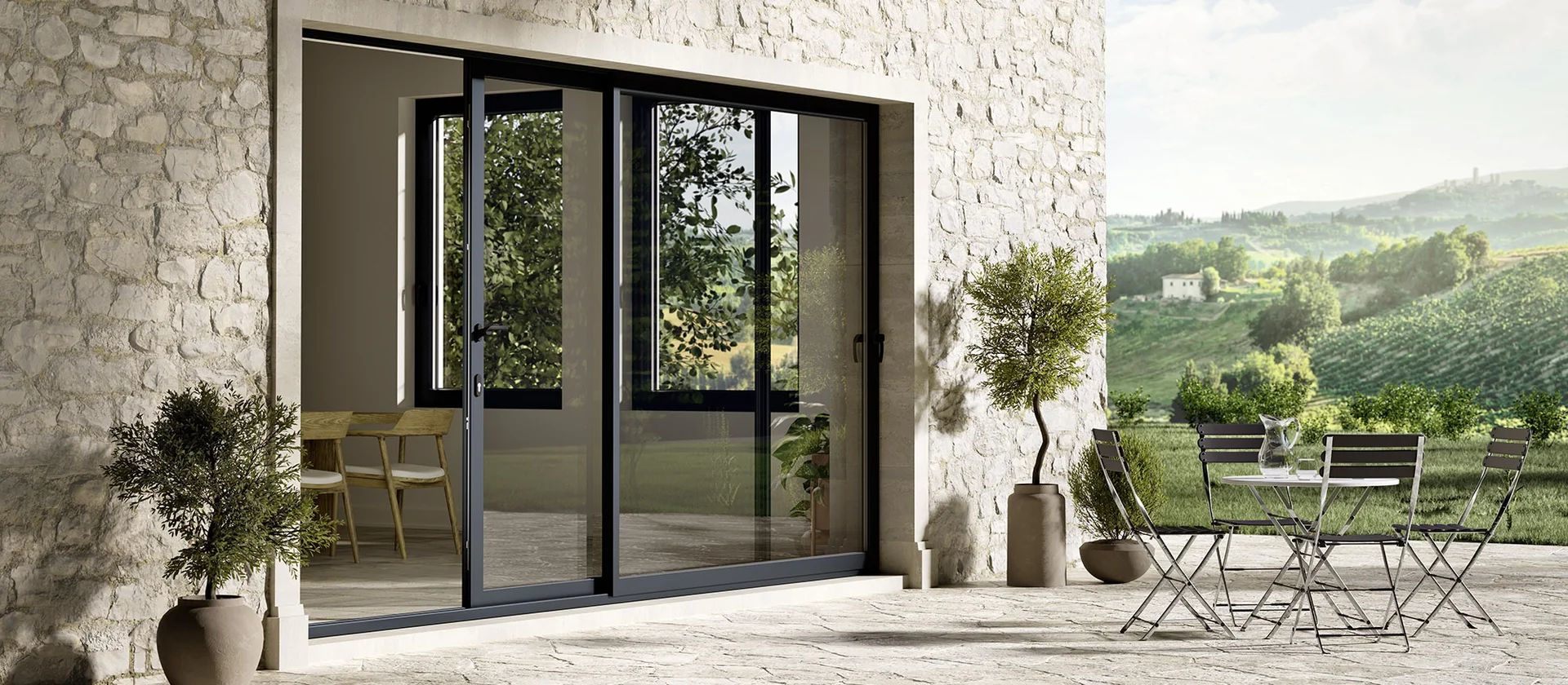 Baie coulissante Roto Patio Inline SR