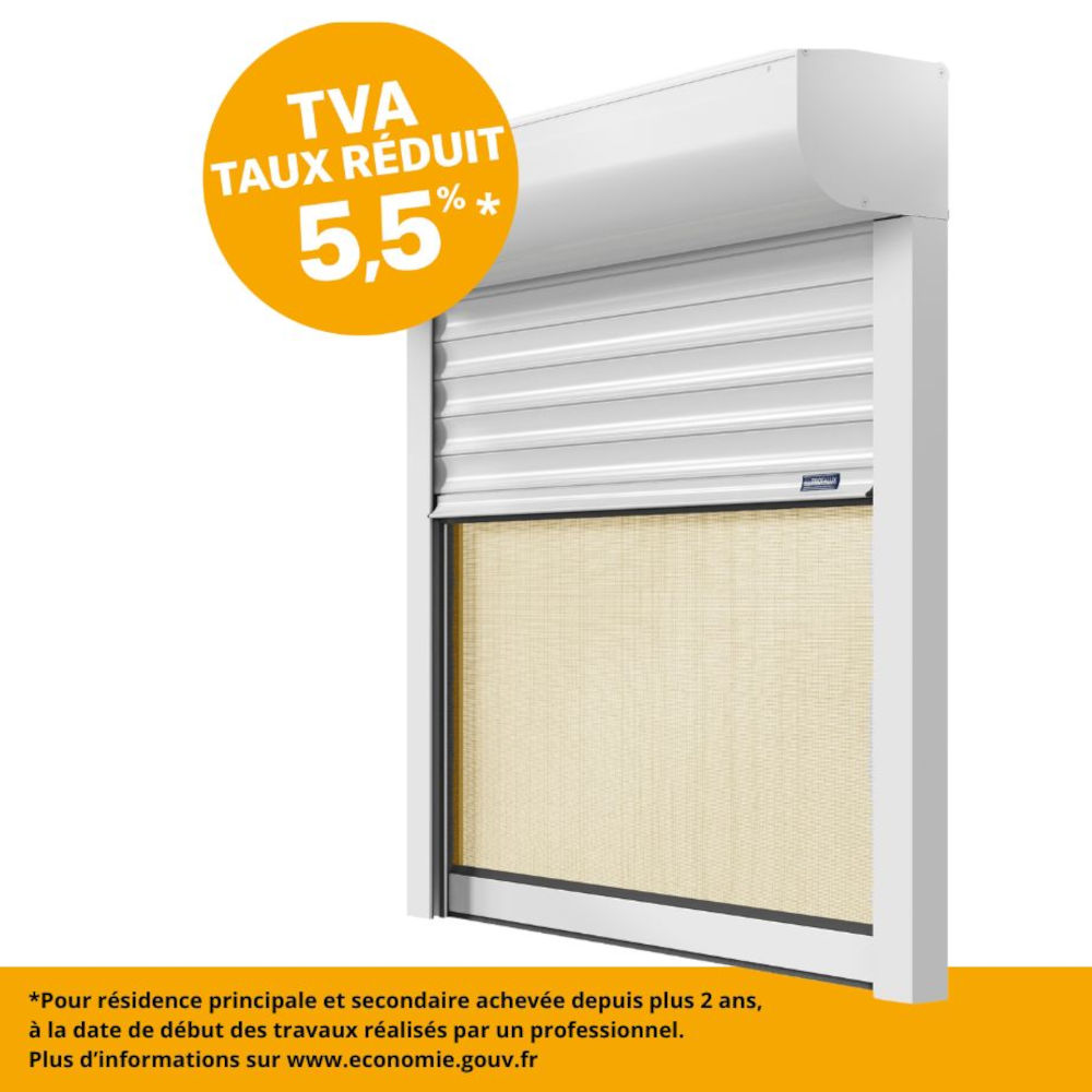 Visio Moustiquaire Store = volet roulant + store + moustiquaire