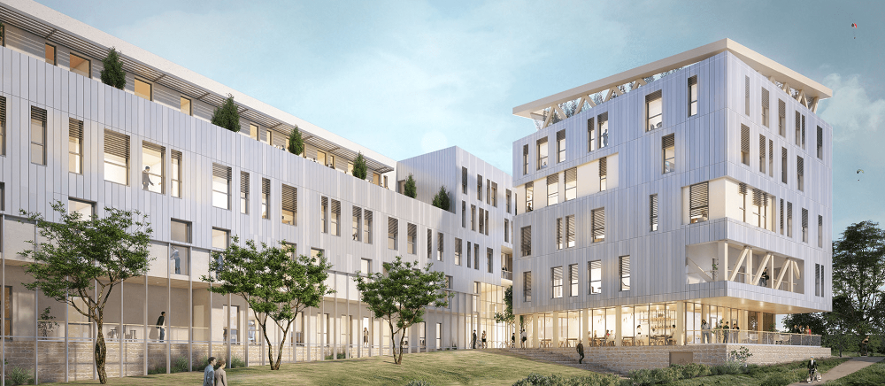 Des menuiseries bois-alu pour le CReSI à Grenoble