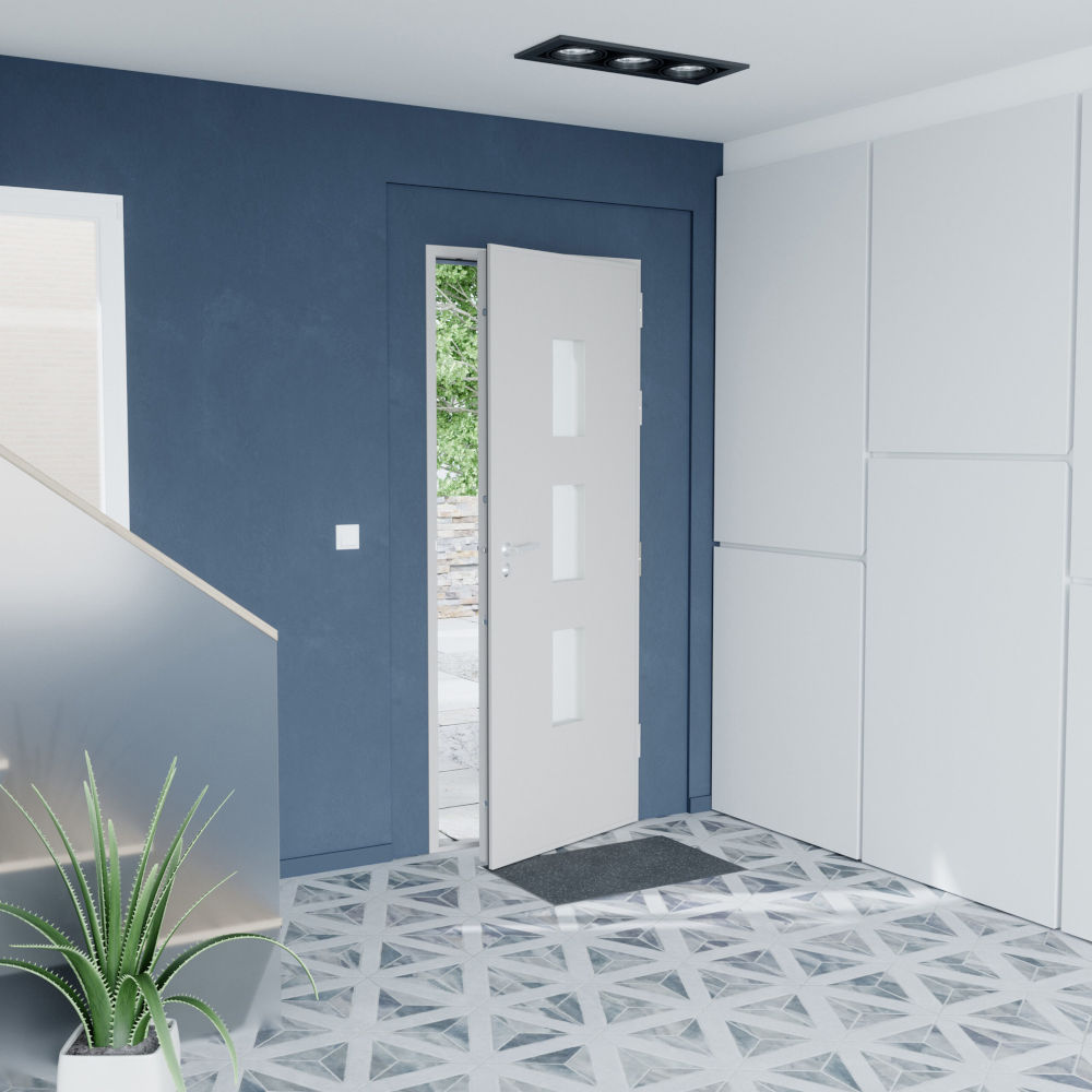 La nouvelle porte blindée et vitrée Diamant Luminance II de Picard Serrures