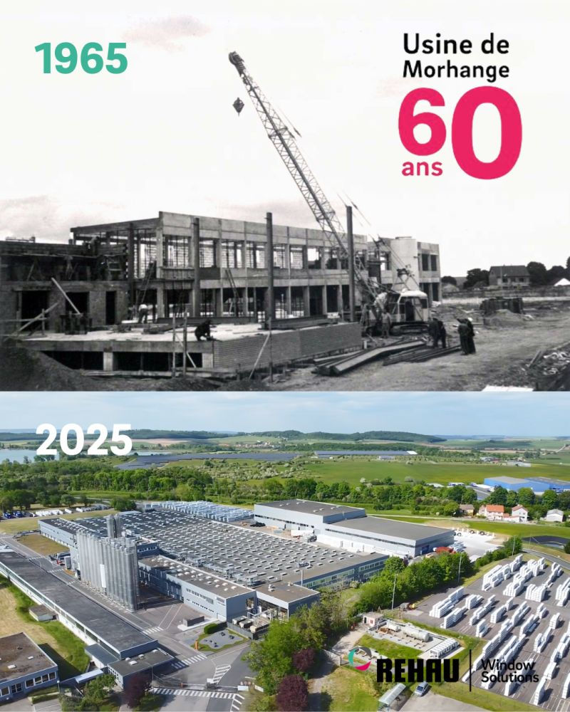 Usine de REHAU Window Solutions : 60 ans en Moselle