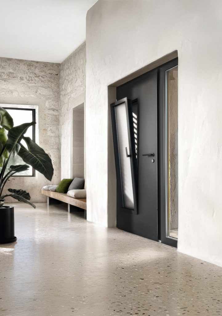 Porte d'entrée Aluminium Aria 1 de Zilten