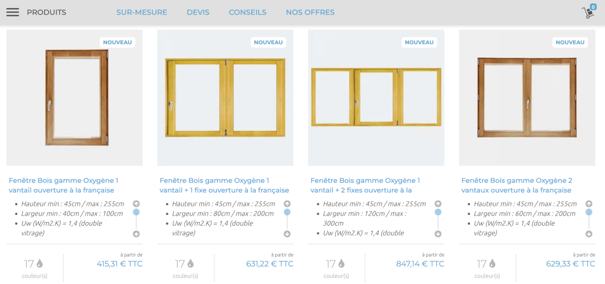 Fenêtres bois vendues par Brico Fenêtre