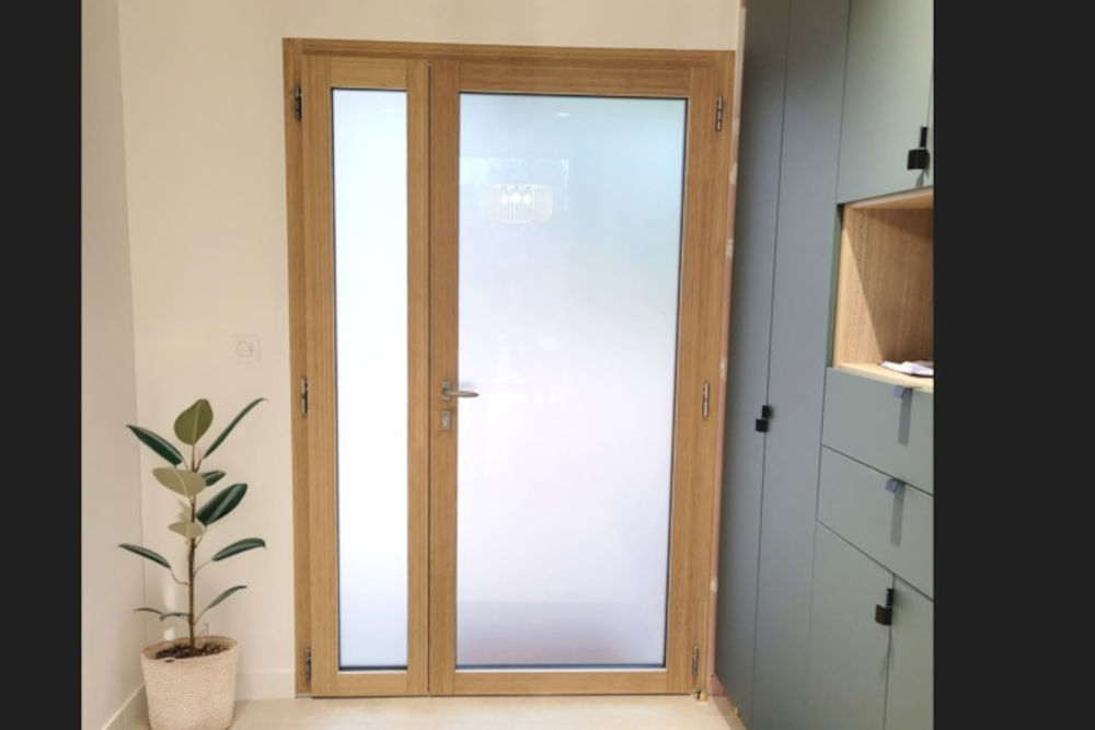 Minco propose une porte en bambou