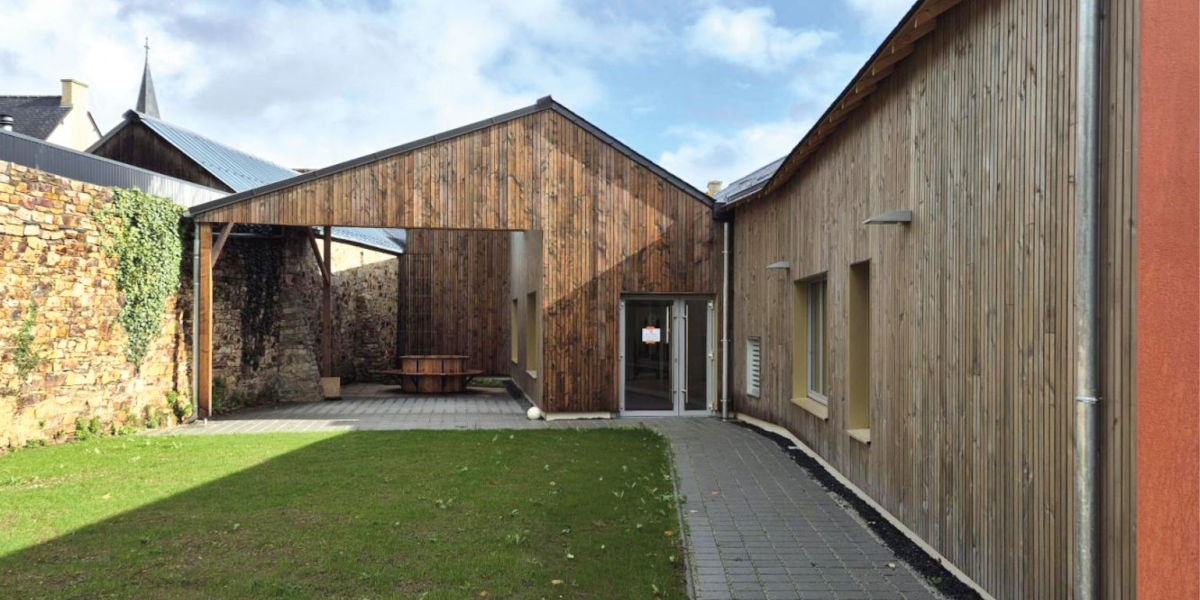 Des menuiseries bois-alu Minco pour le nouveau restaurant scolaire de Saint-Marcel