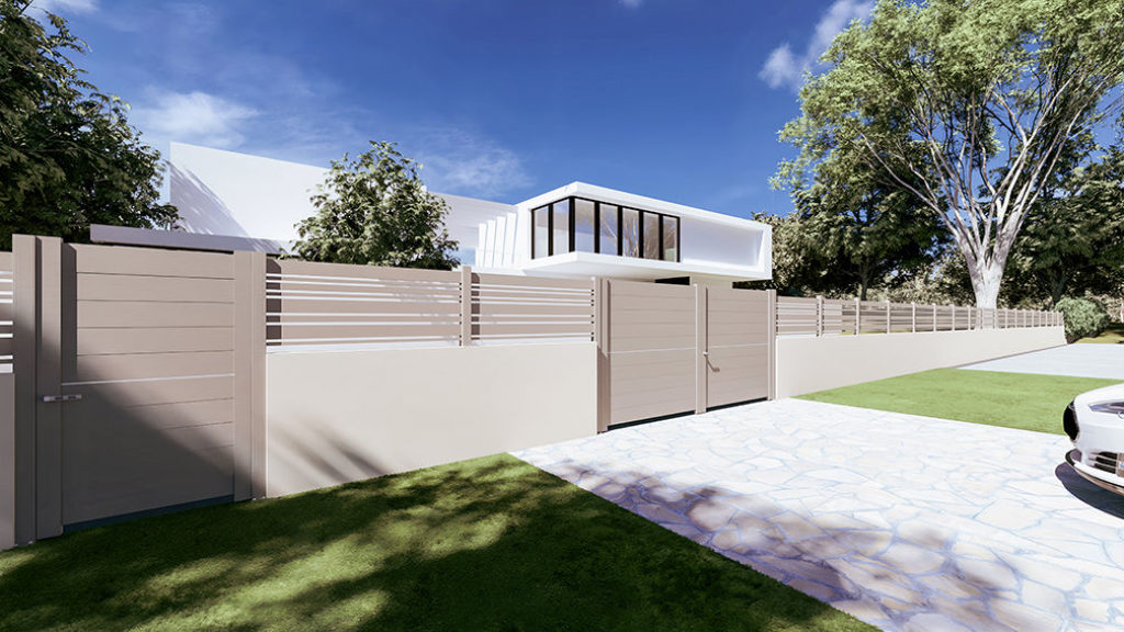 Nouveau portail et nouvelle clôture Shar-Pei® 2.5 de Profils Systèmes