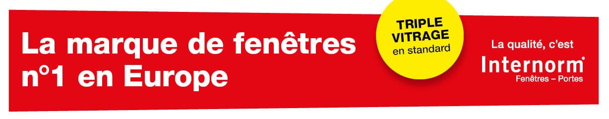 Internorm, marque de fenêtres et portes numéro 1 en Europe